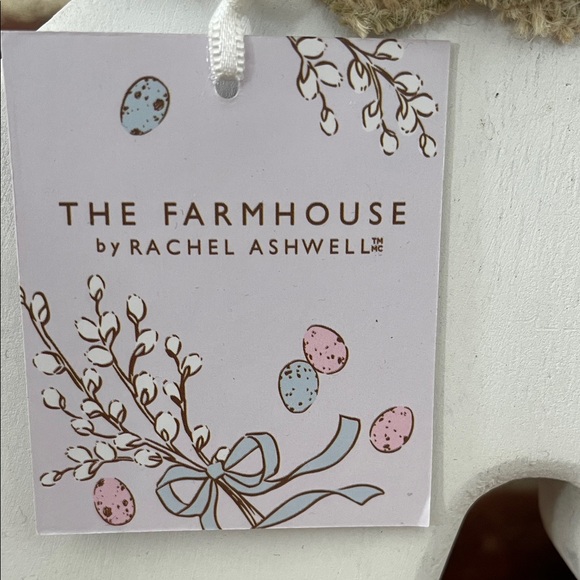 White Bunny Figurine with Floral Accent - Picture 2 of 14